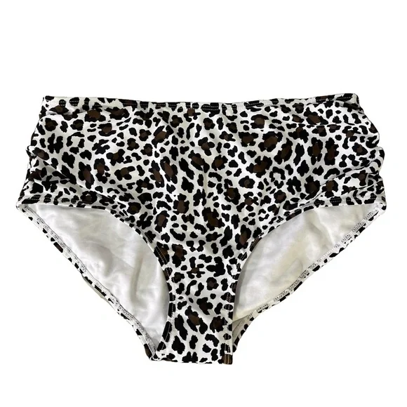 Jones New York Leopard Print tankini medium - Picture 2 of 7